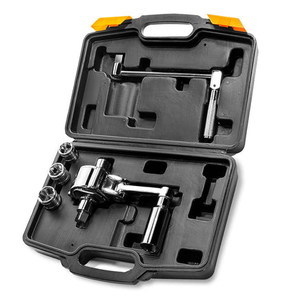 Torque Wrench Multiplier Lug Nut Labor Saving Wrench Remover Set (1/2" DR) w/Carrying Case