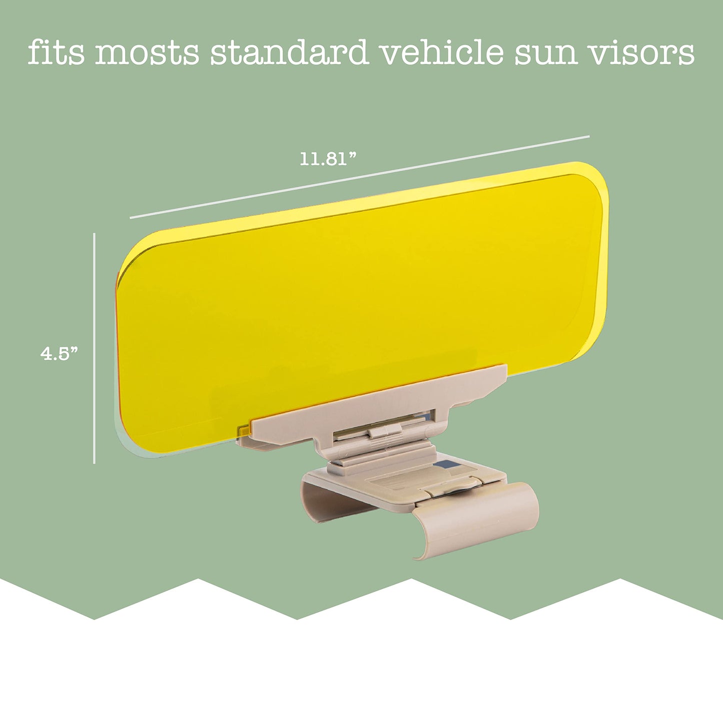 Day and Night Anti-Glare Car Windshield Visor - Premium Quality Universal Sunshade and Night Vision Anti-Dazzle Windshield Driving Visor