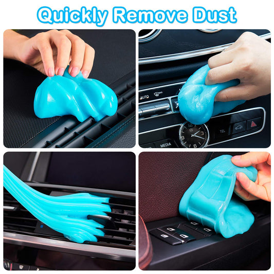 Car Cleaning Gel Universal Detailing Kit Automotive Dust Car Crevice Cleaner Slime Auto Air Vent Interior Detail Removal for Car Putty Cleaning Keyboard Cleaner Car Accessories