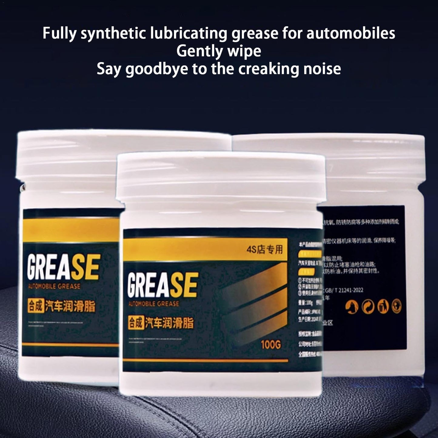 Automotive Grease | High-Temp Grease | Wheel Bearing Grease | Grease for Car Parts, Grease for Cv Joints, Automotive Lubrication, Water-Resistant Grease, Chassis Grease