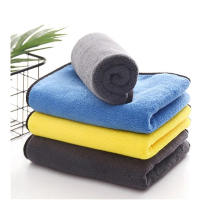 Car Wash Microfiber Towel Car Cleaning Drying Cloth Paint Care Cloth Scratch Free Wash Towels for Detailing(Color:Pink and Gray,Size:30x60cm)