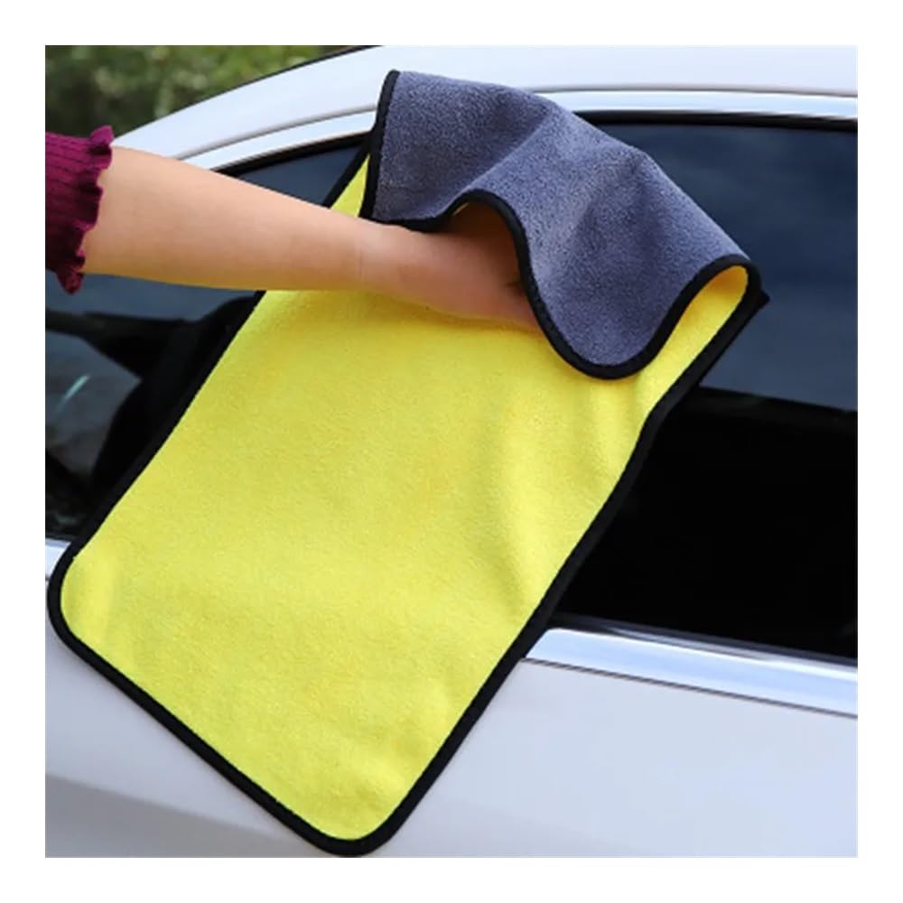 Car Wash Microfiber Towel Car Cleaning Drying Cloth Paint Care Cloth Scratch Free Wash Towels for Detailing(Color:Pink and Gray,Size:30x60cm)