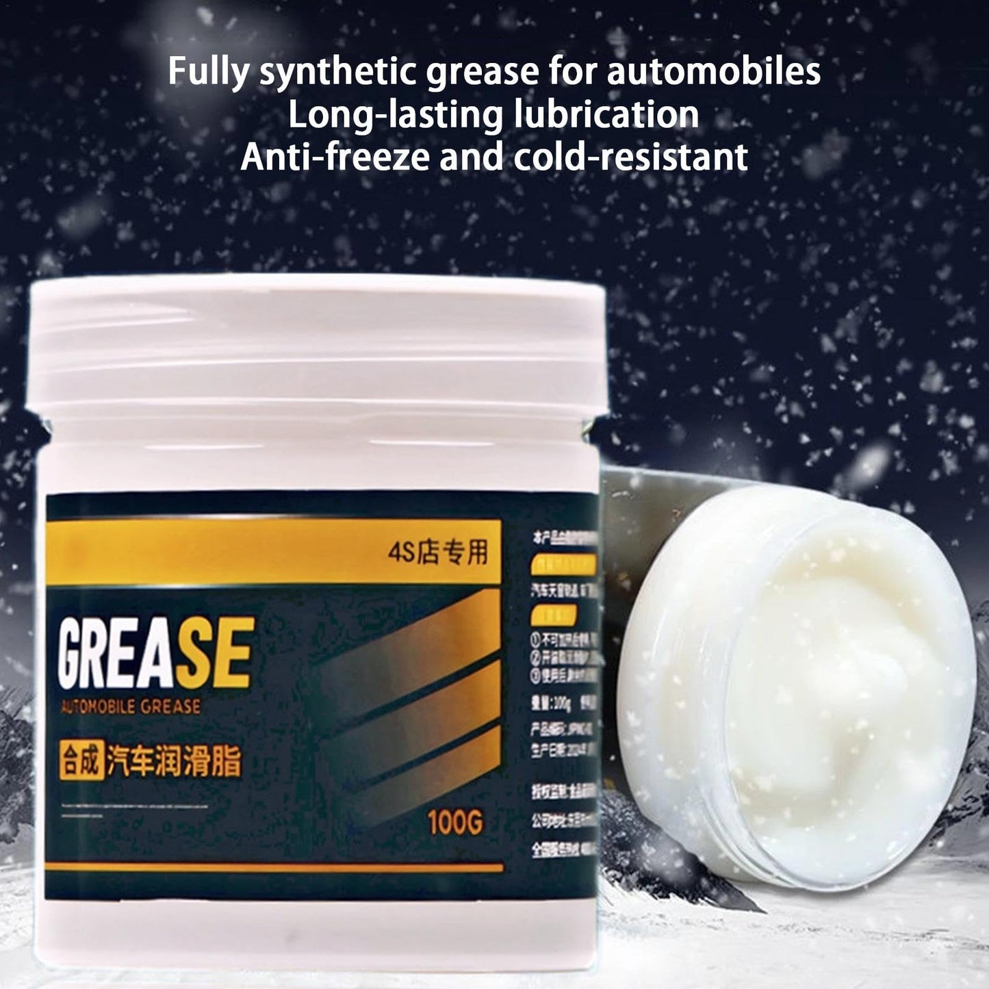 Automotive Grease | High-Temp Grease | Wheel Bearing Grease | Grease for Car Parts, Grease for Cv Joints, Automotive Lubrication, Water-Resistant Grease, Chassis Grease