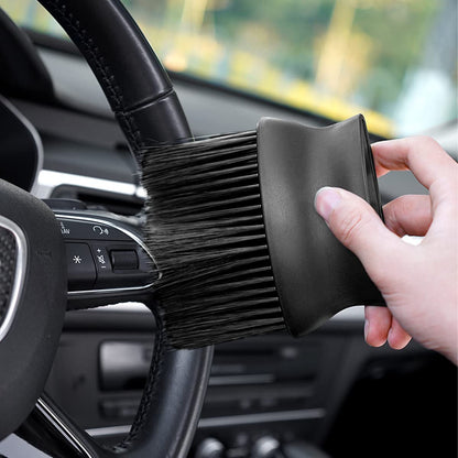 Car Interior Detailing Brush, Auto Car Detailing Brush Dusting Brush, Soft Bristles Car Interior Cleaning Tool for Dashboard Interior, Exterior, Skylight, Leather, Dust Brush