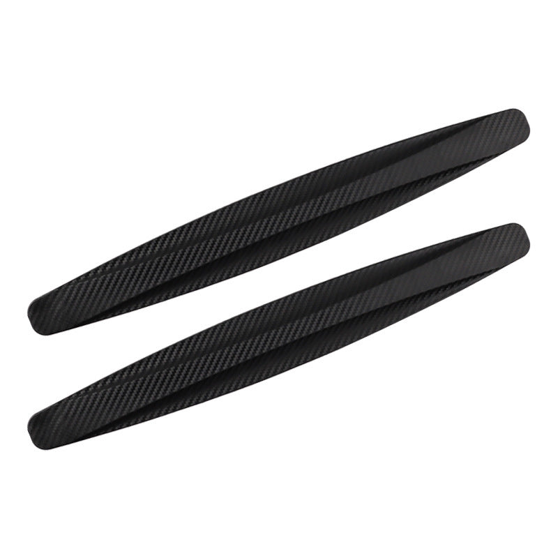 Black Bumper Guard Strip - Anti-Collision Patch, Scratch-Resistant Protector Trim, Universal for Cars SUV Pickup Truck