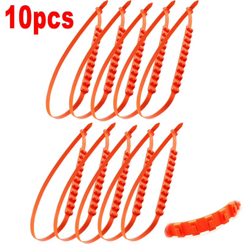 10/20PCS Car Tire Chains Winter Snow Anti-Skid Tyre Cable Ties Auto Outdoor Snow Tire Tyre Anti Skid Chain Emergency Accessories