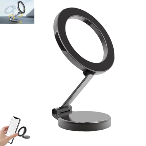 Ultra Magnetic car Phone Holder-for All Cell Phones,magsafe car Mount, 2024 New Car Phone Holder,360 Rotation Metal Phone Holder, Car Phone Holder Mount