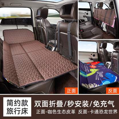 Travel Folding Car Bed Mattress SleepCar Comfortable Travel Snack Camping Bed Cushion Pillow Cartoon SUV Camping Bed Mattress