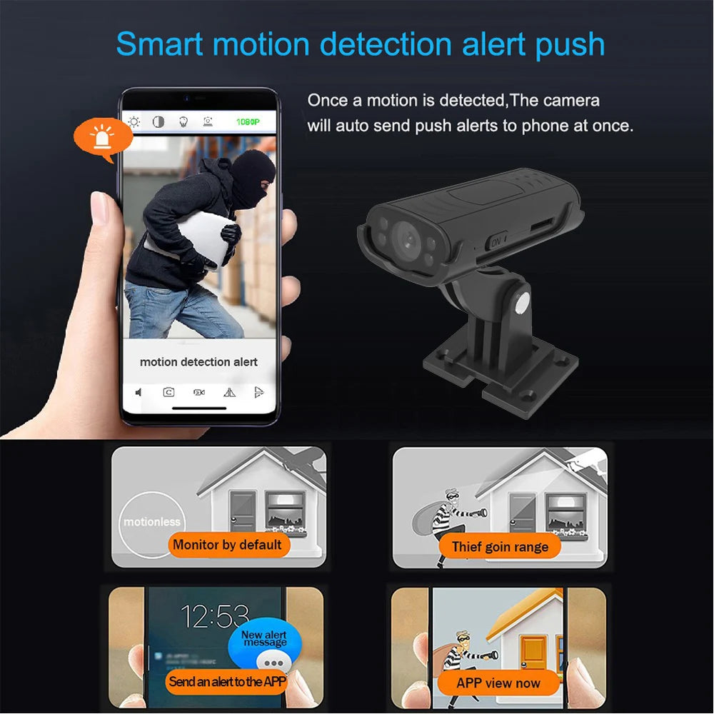 Mini Camera HD Smart Wireless WiFi Remote Monitor Surveillance camera IP Camera