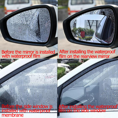 Anti Fog Car Mirror Window Clear Film Antir Rainproof Rearview Mirror Protective Film Waterproof Car Sticker Car accessories