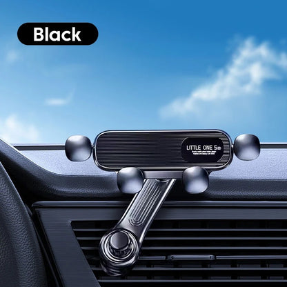 360° Rotatable Gravity Car Phone Holder Car Air Vents Clip Mount Stand Extension Rod in Smartphone Holder Bracket GPS Support